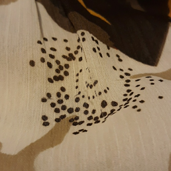 Apt 9 Earth Tones Floral Blouse, size M - Picture 5 of 5